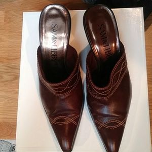 Sam & Libby Cowboy Boot Inspired Mules